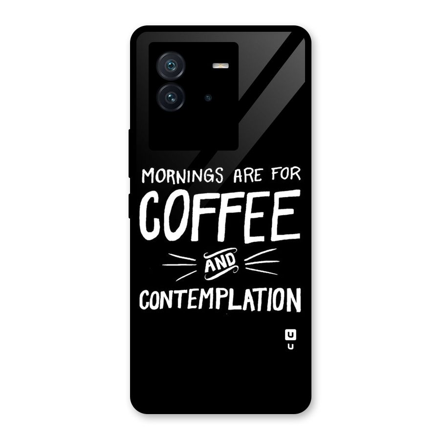 Coffee And Contemplation Glass Back Case for Vivo iQOO Neo 6 5G