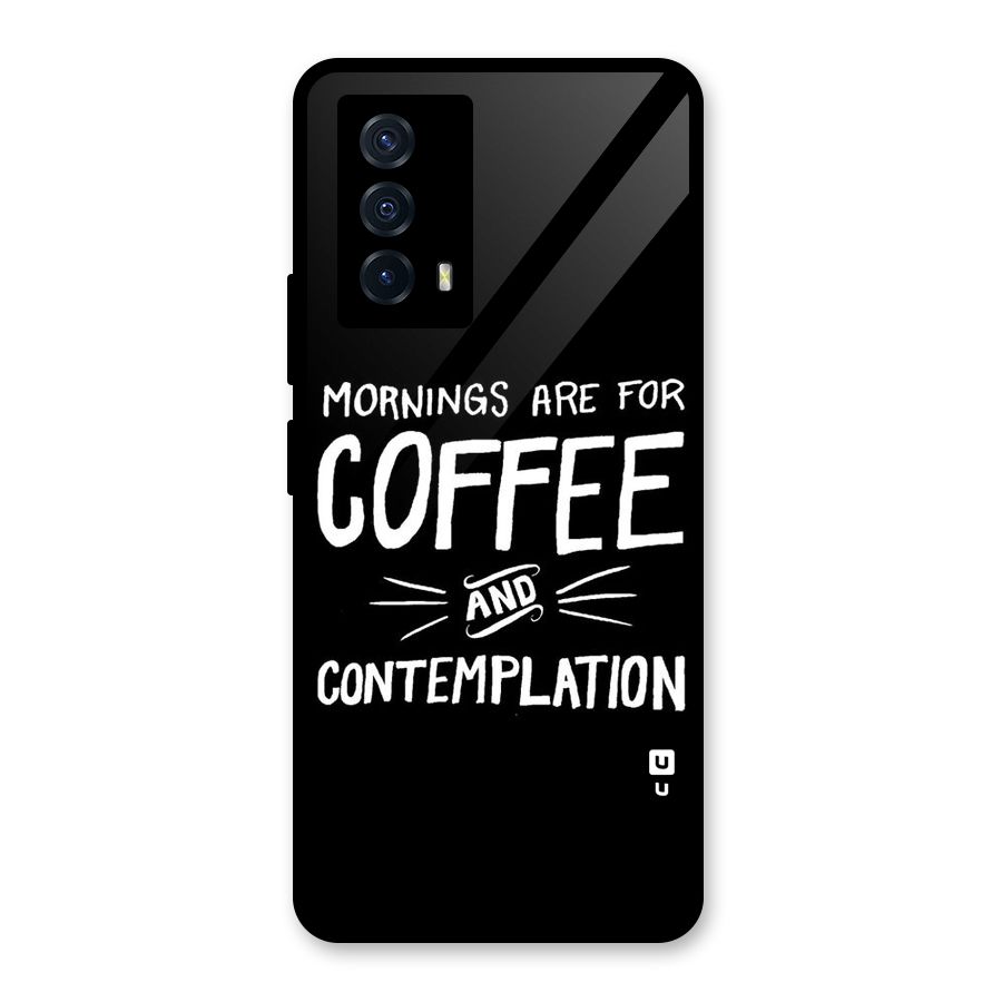 Coffee And Contemplation Glass Back Case for Vivo iQOO Z5