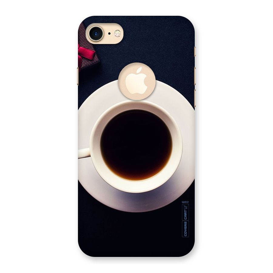 Coffee And Cookies Back Case for iPhone 7 Logo Cut