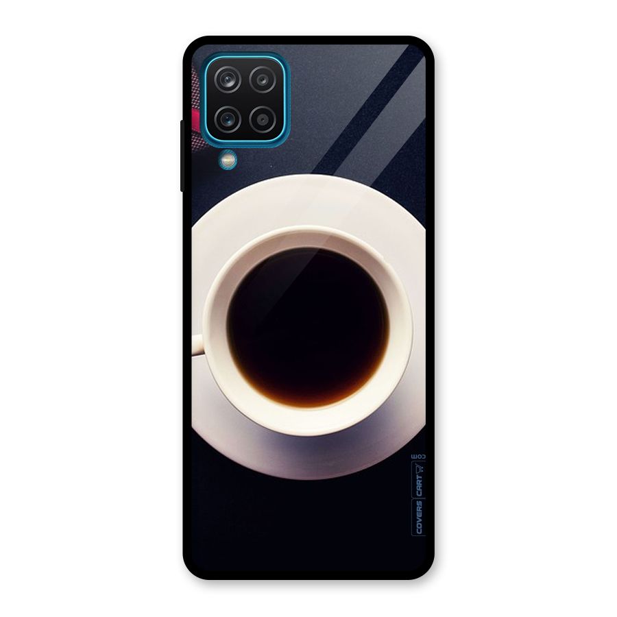 Coffee And Cookies Glass Back Case for Galaxy A12