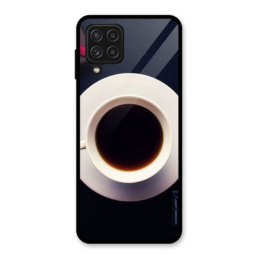 Coffee And Cookies Glass Back Case for Galaxy A22 4G