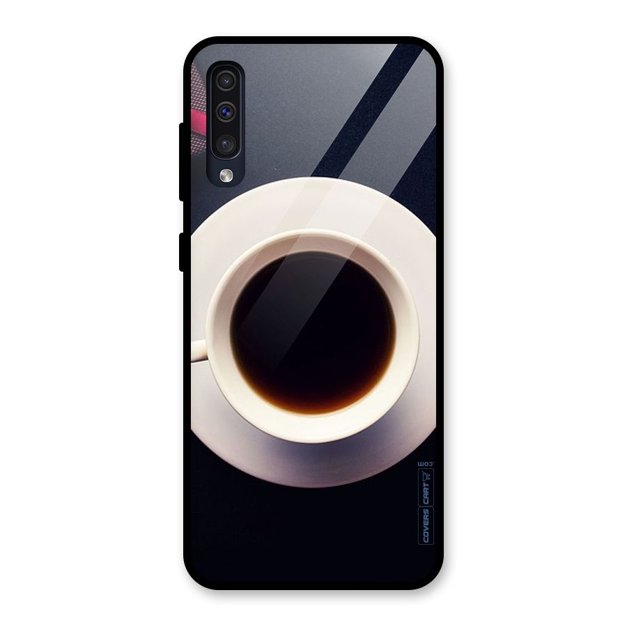 Coffee And Cookies Glass Back Case for Galaxy A50