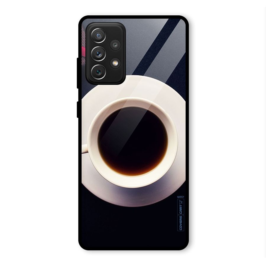 Coffee And Cookies Glass Back Case for Galaxy A72