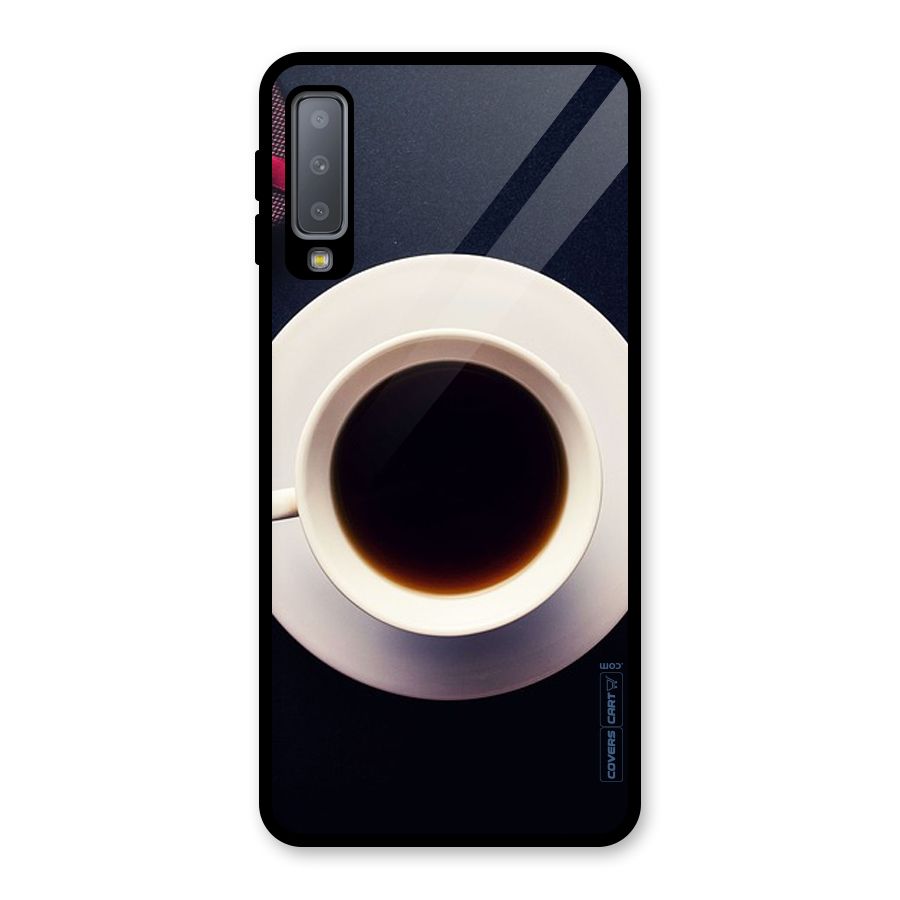 Coffee And Cookies Glass Back Case for Galaxy A7 (2018)