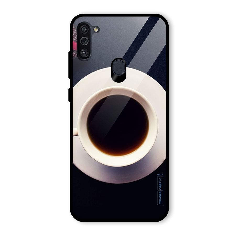 Coffee And Cookies Glass Back Case for Galaxy M11