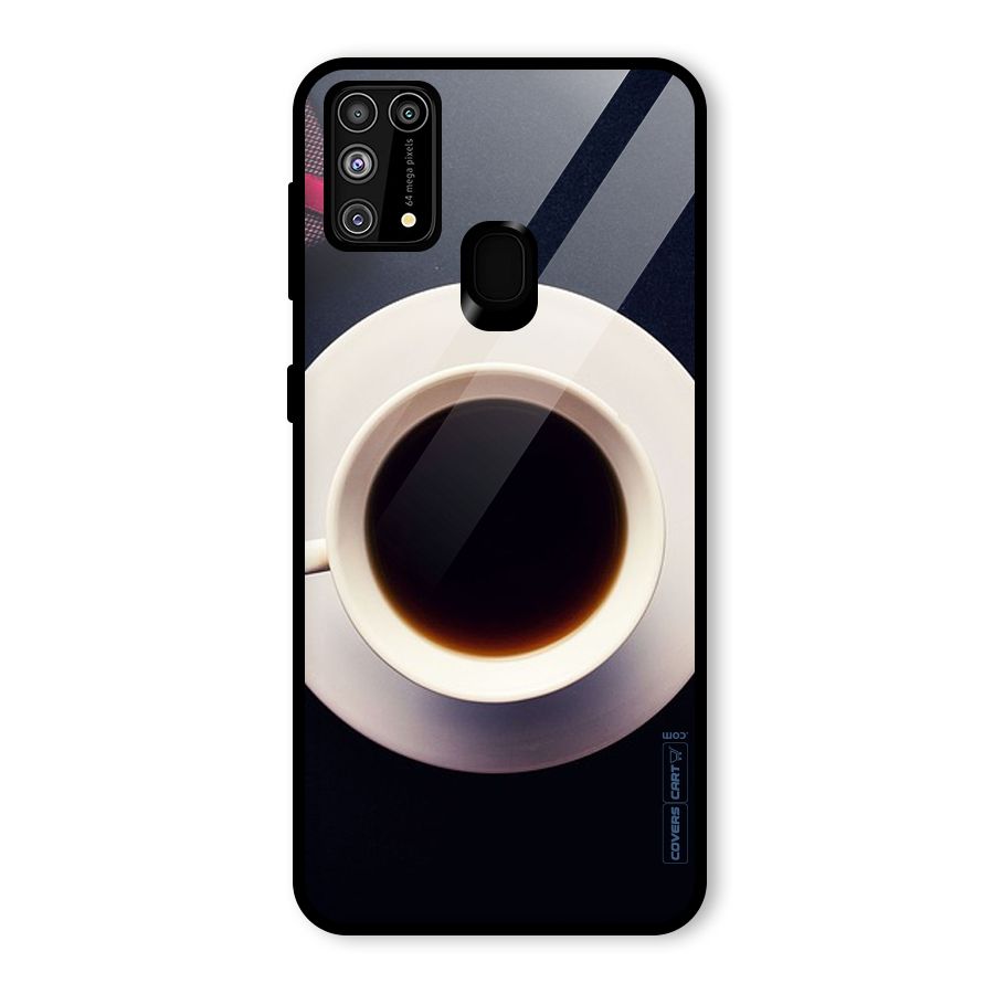 Coffee And Cookies Glass Back Case for Galaxy M31