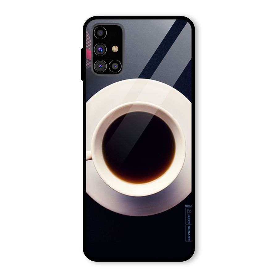 Coffee And Cookies Glass Back Case for Galaxy M31s