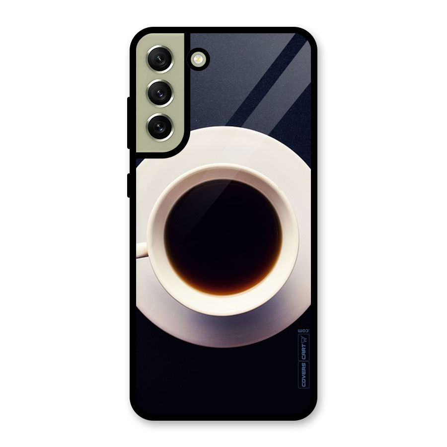 Coffee And Cookies Glass Back Case for Galaxy S21 FE 5G