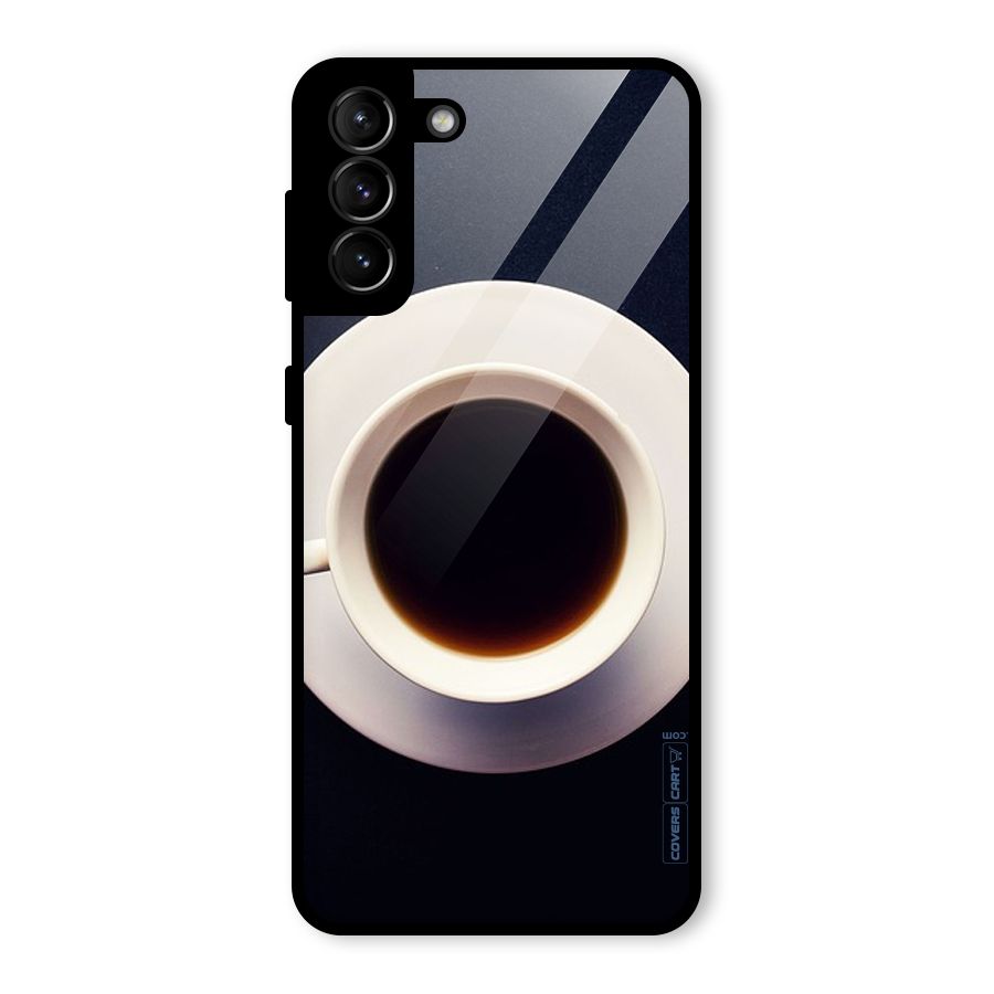 Coffee And Cookies Glass Back Case for Galaxy S21 Plus