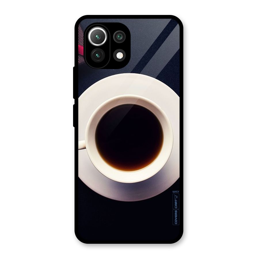 Coffee And Cookies Glass Back Case for Mi 11 Lite