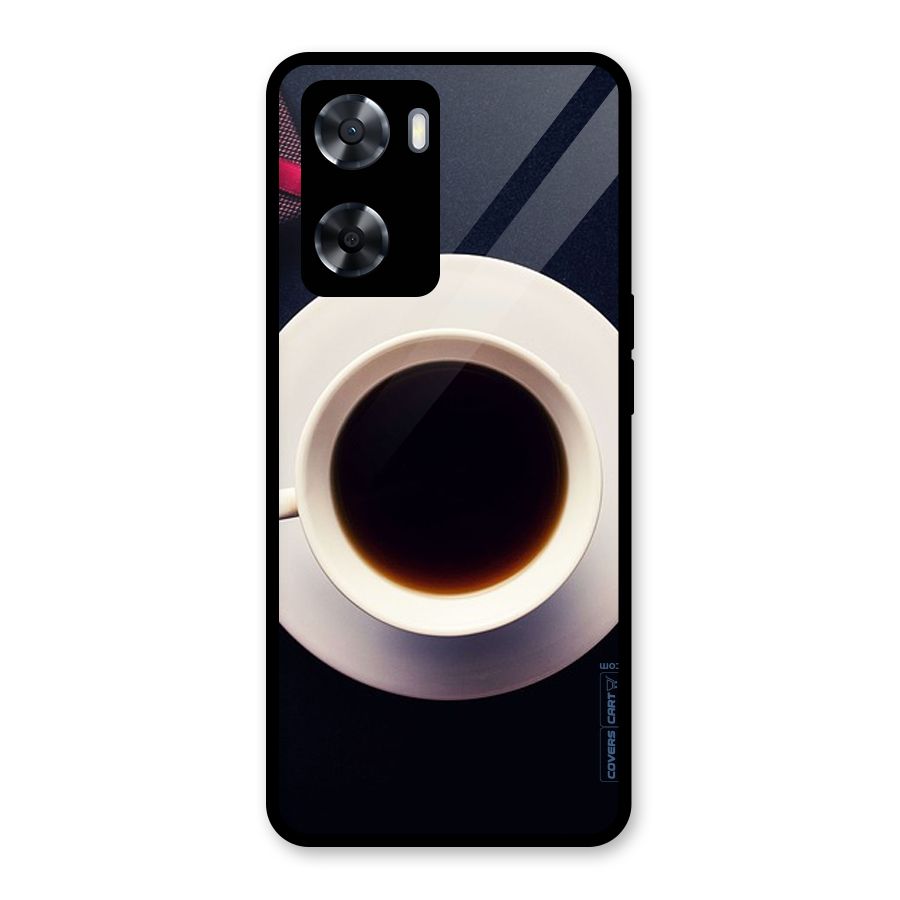 Coffee And Cookies Glass Back Case for Oppo A57 2022