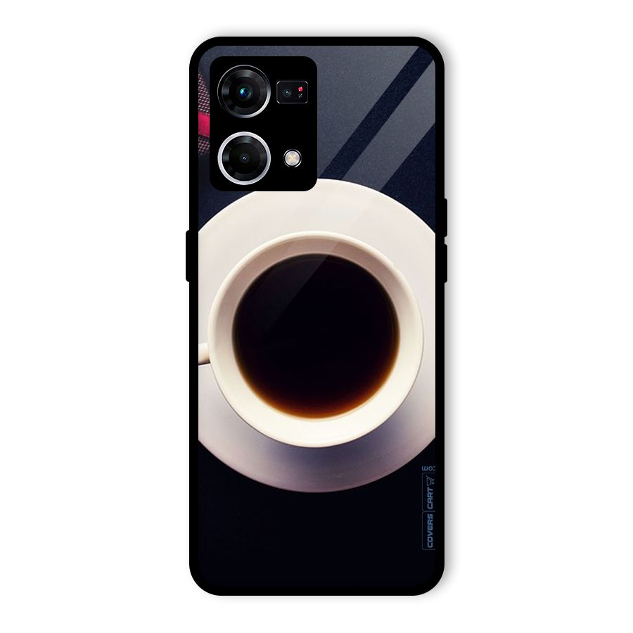 Coffee And Cookies Glass Back Case for Oppo F21 Pro 4G