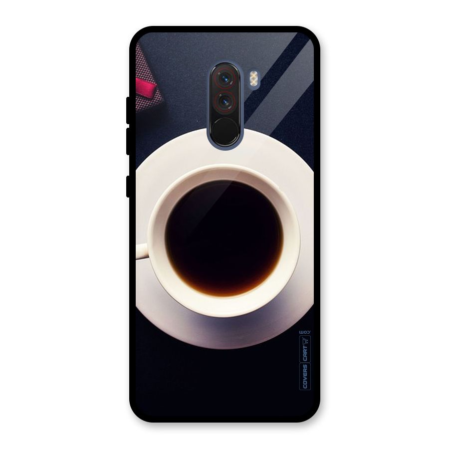 Coffee And Cookies Glass Back Case for Poco F1