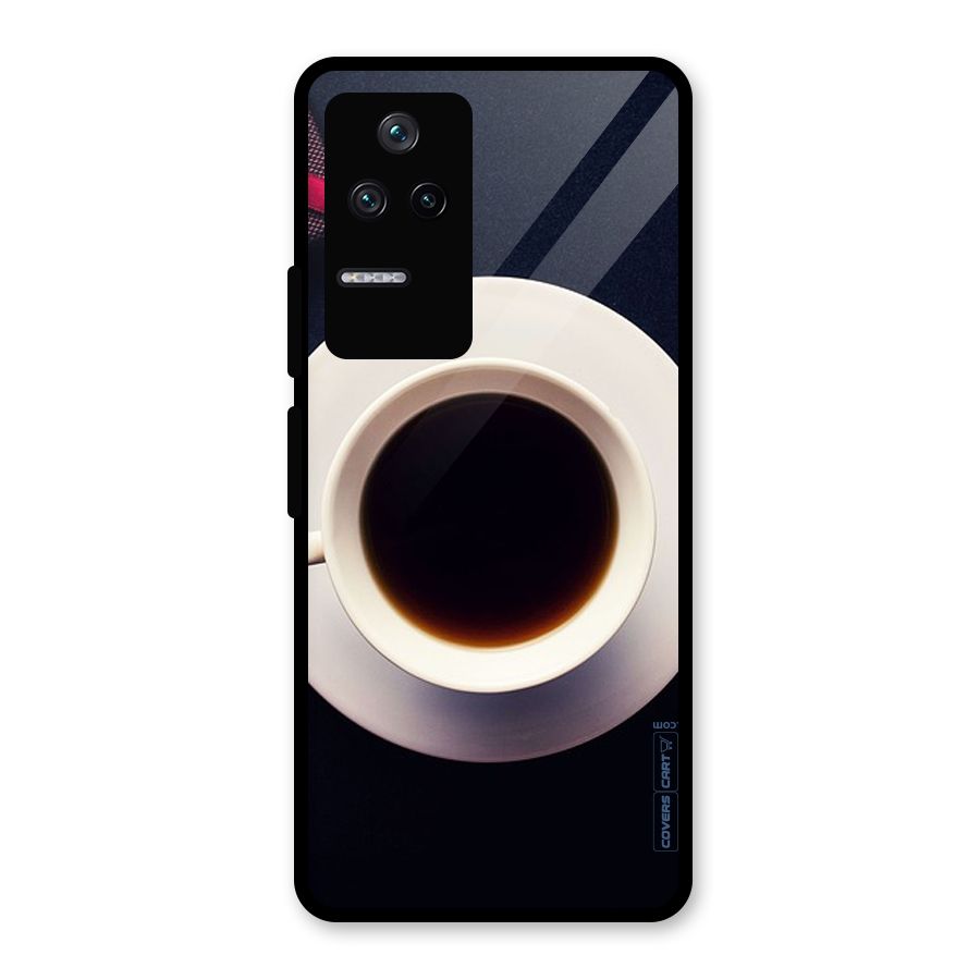 Coffee And Cookies Glass Back Case for Poco F4 5G