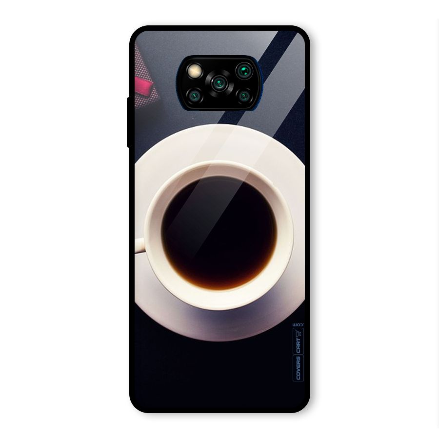 Coffee And Cookies Glass Back Case for Poco X3 Pro