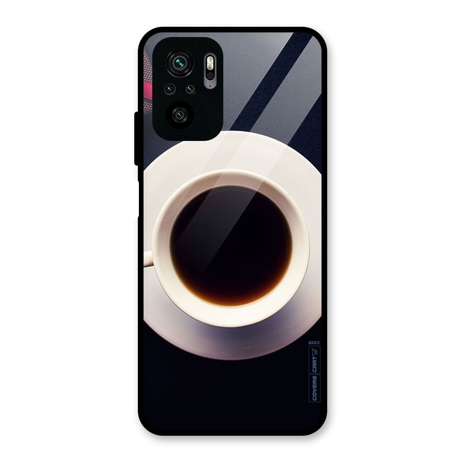 Coffee And Cookies Glass Back Case for Redmi Note 10S