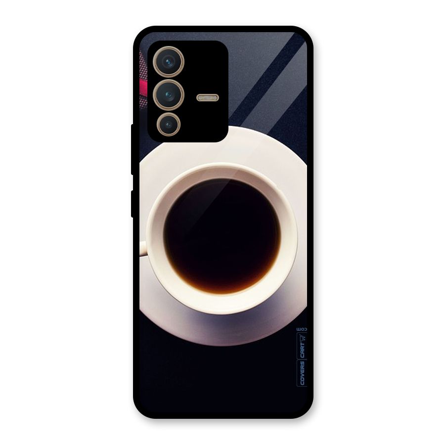 Coffee And Cookies Glass Back Case for Vivo V23 5G
