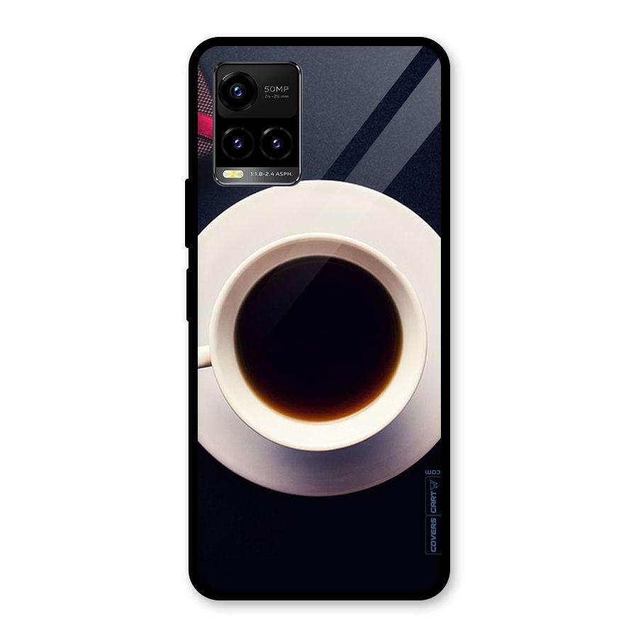 Coffee And Cookies Glass Back Case for Vivo Y21T