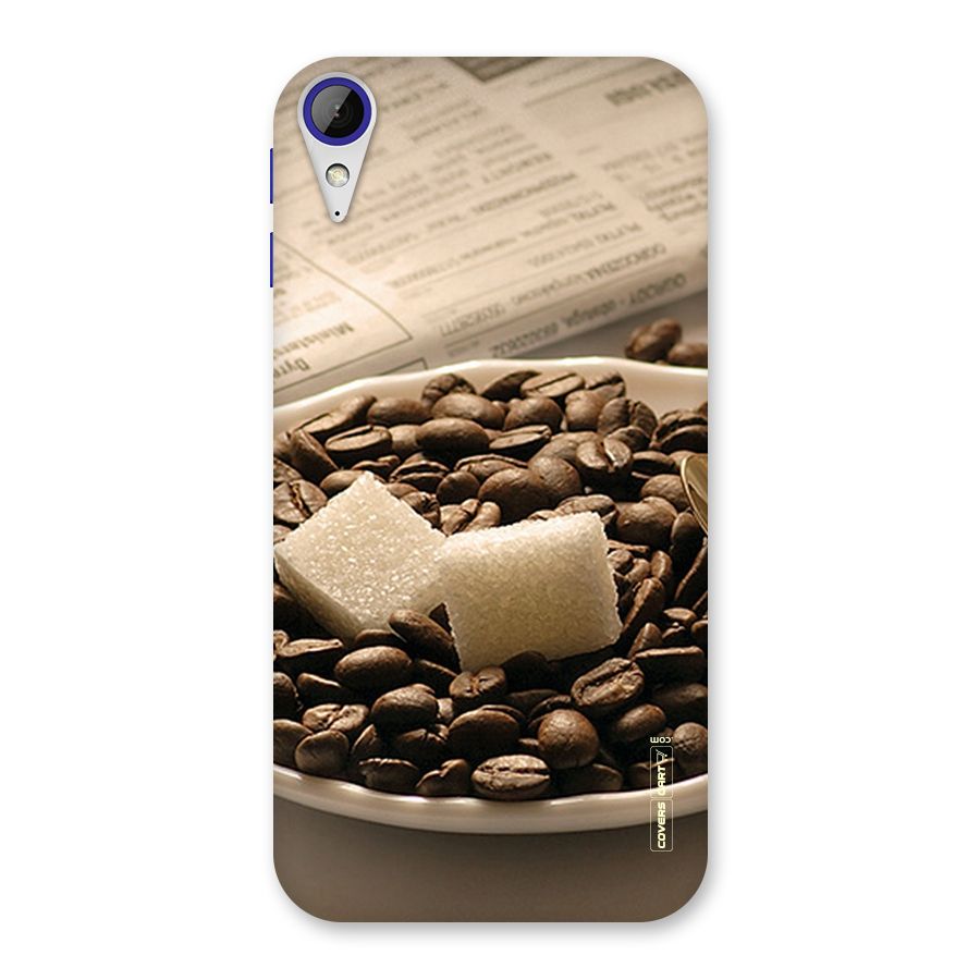 Coffee And Sugar Cubes Back Case for Desire 830