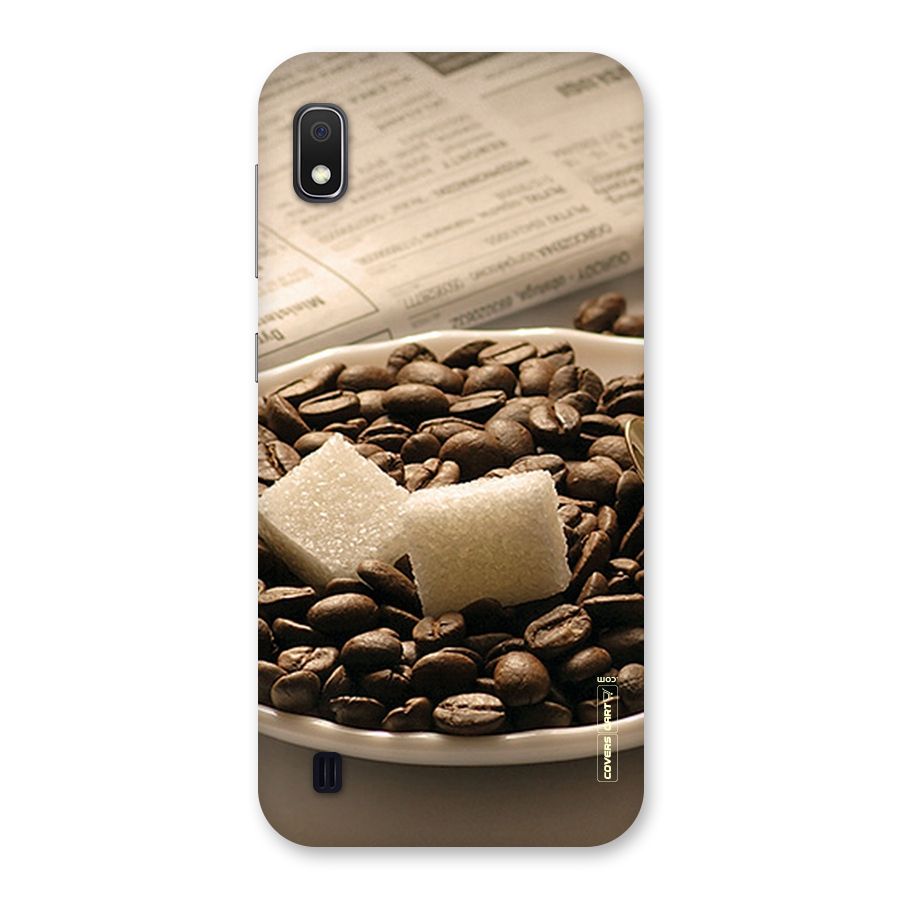 Coffee And Sugar Cubes Back Case for Galaxy A10