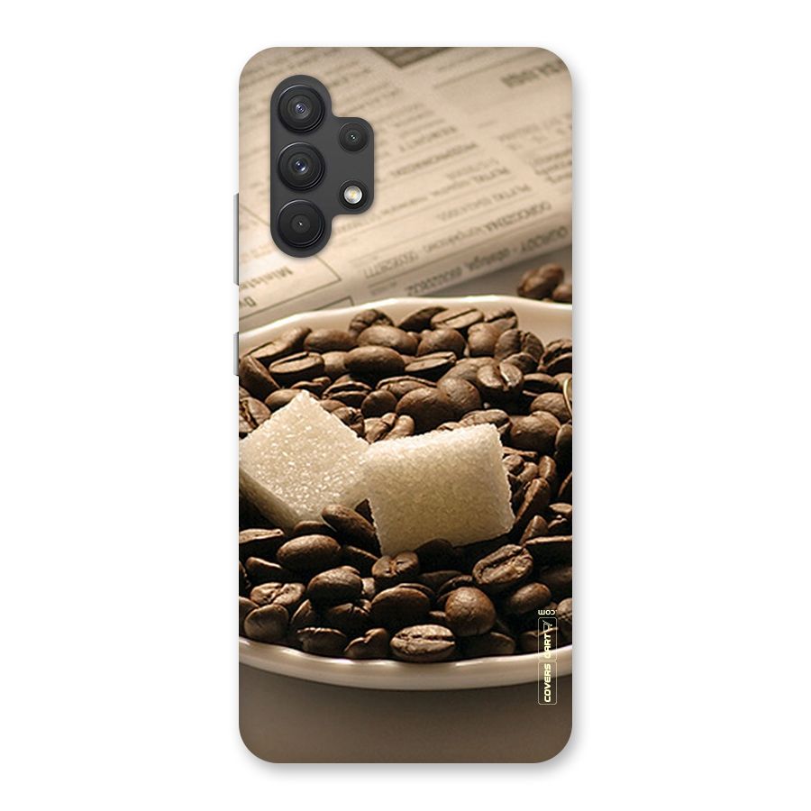 Coffee And Sugar Cubes Back Case for Galaxy A32