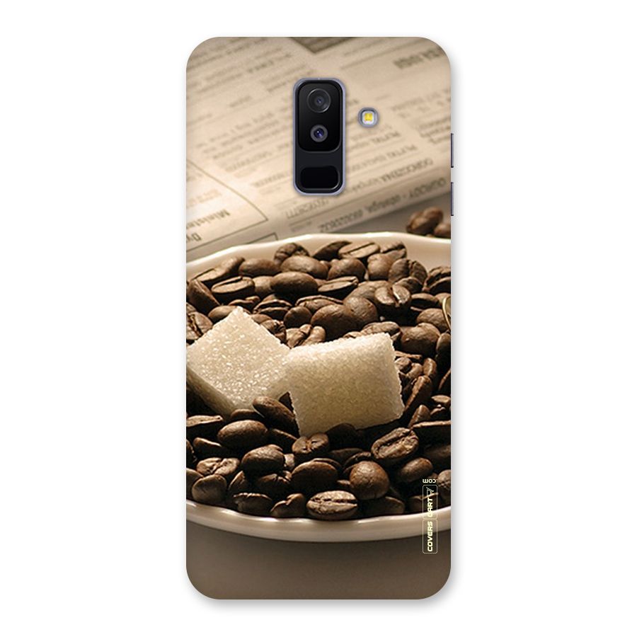 Coffee And Sugar Cubes Back Case for Galaxy A6 Plus
