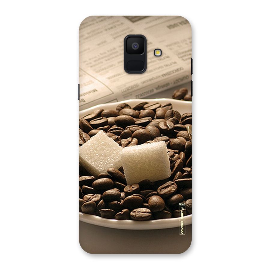 Coffee And Sugar Cubes Back Case for Galaxy A6 (2018)