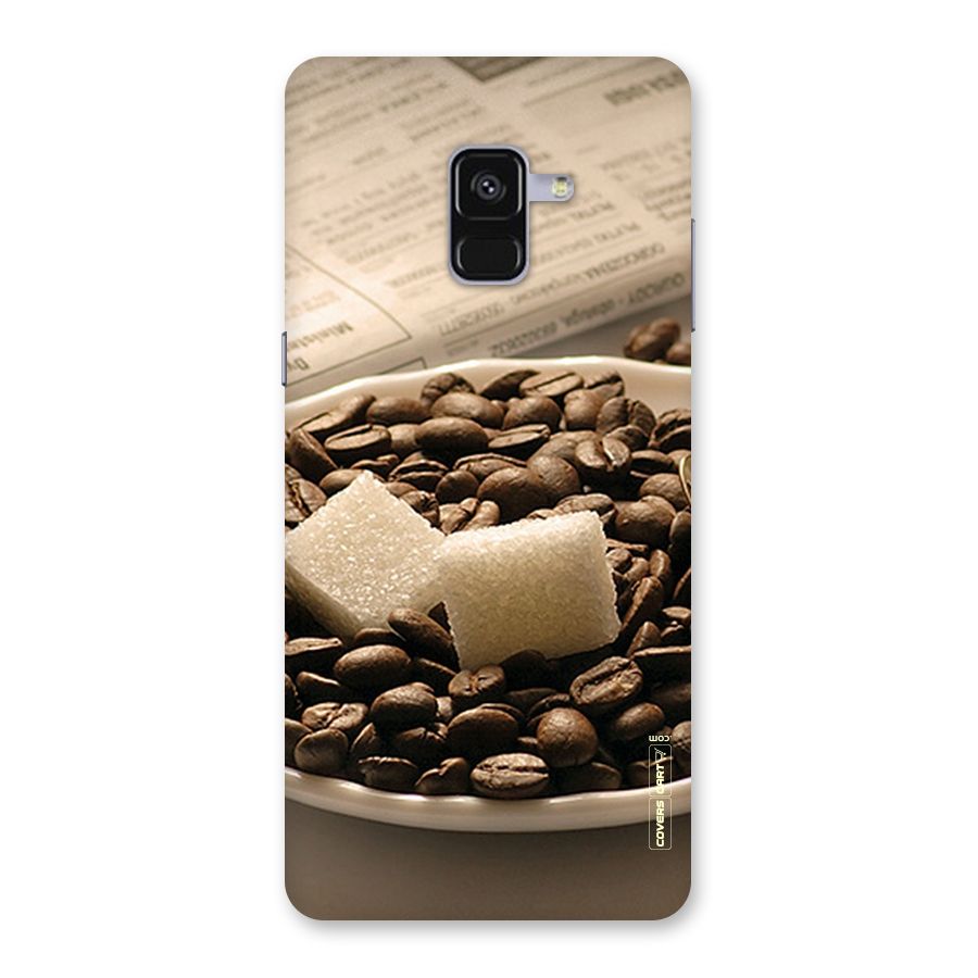 Coffee And Sugar Cubes Back Case for Galaxy A8 Plus