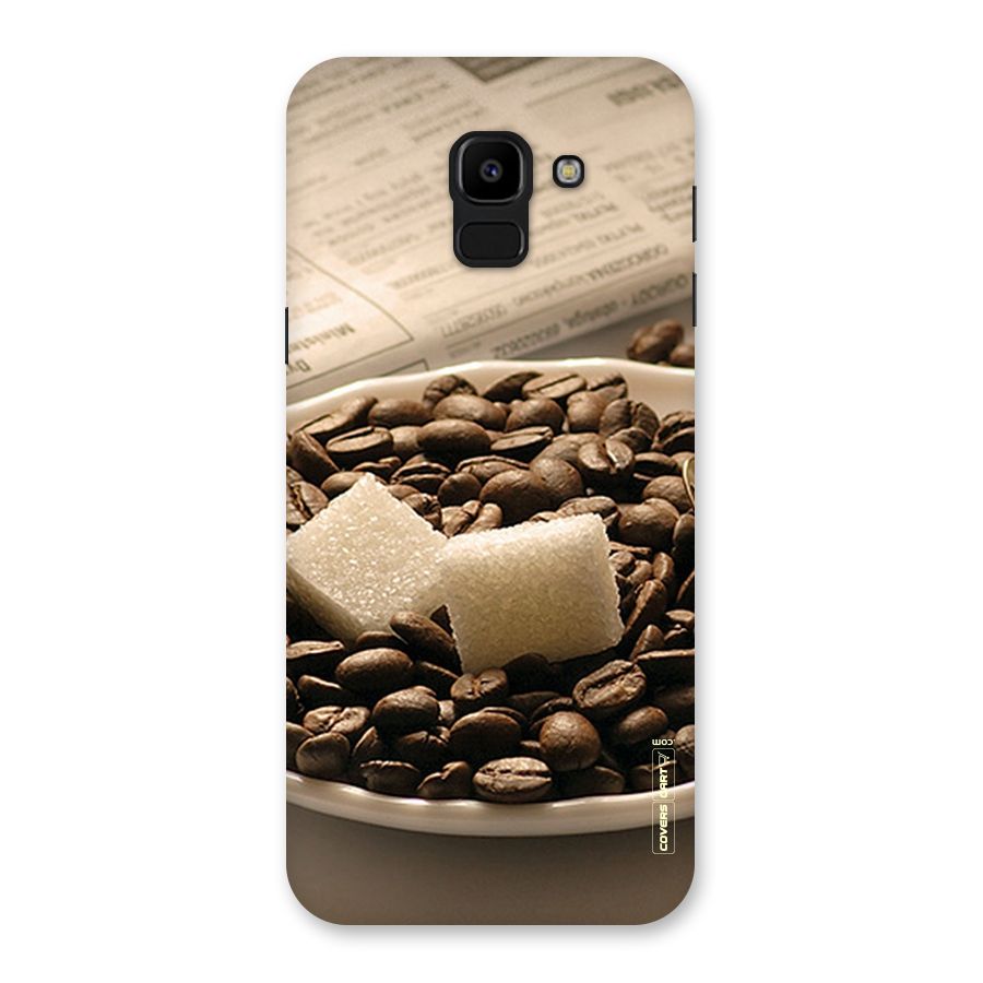 Coffee And Sugar Cubes Back Case for Galaxy J6