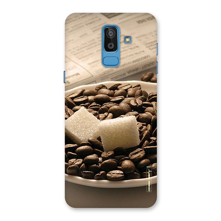 Coffee And Sugar Cubes Back Case for Galaxy J8