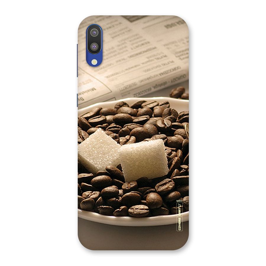 Coffee And Sugar Cubes Back Case for Galaxy M10