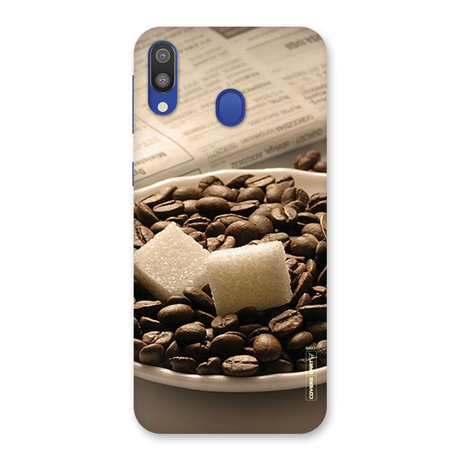 Coffee And Sugar Cubes Back Case for Galaxy M20