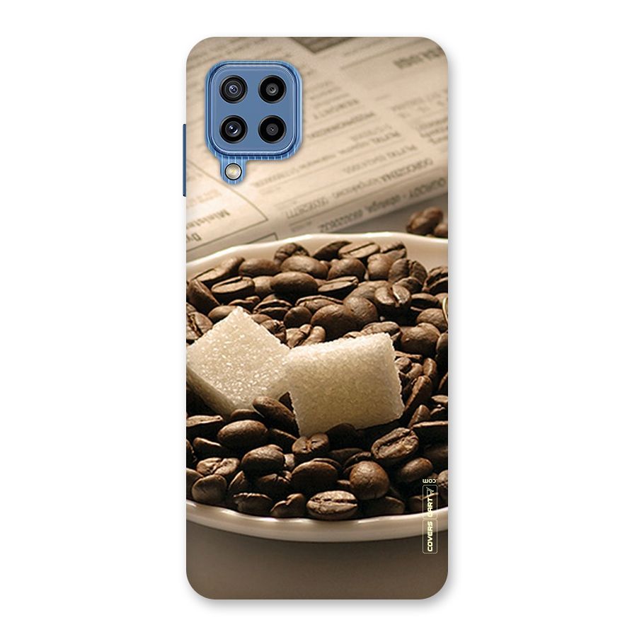 Coffee And Sugar Cubes Back Case for Galaxy M32