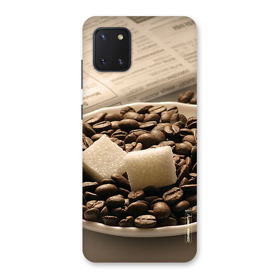 Coffee And Sugar Cubes Back Case for Galaxy Note 10 Lite