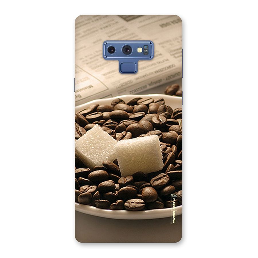 Coffee And Sugar Cubes Back Case for Galaxy Note 9