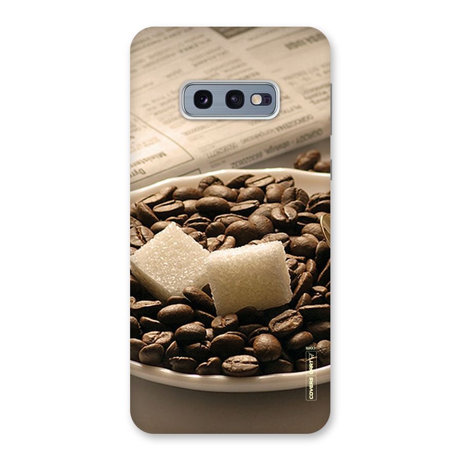 Coffee And Sugar Cubes Back Case for Galaxy S10e