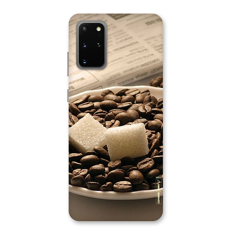 Coffee And Sugar Cubes Back Case for Galaxy S20 Plus