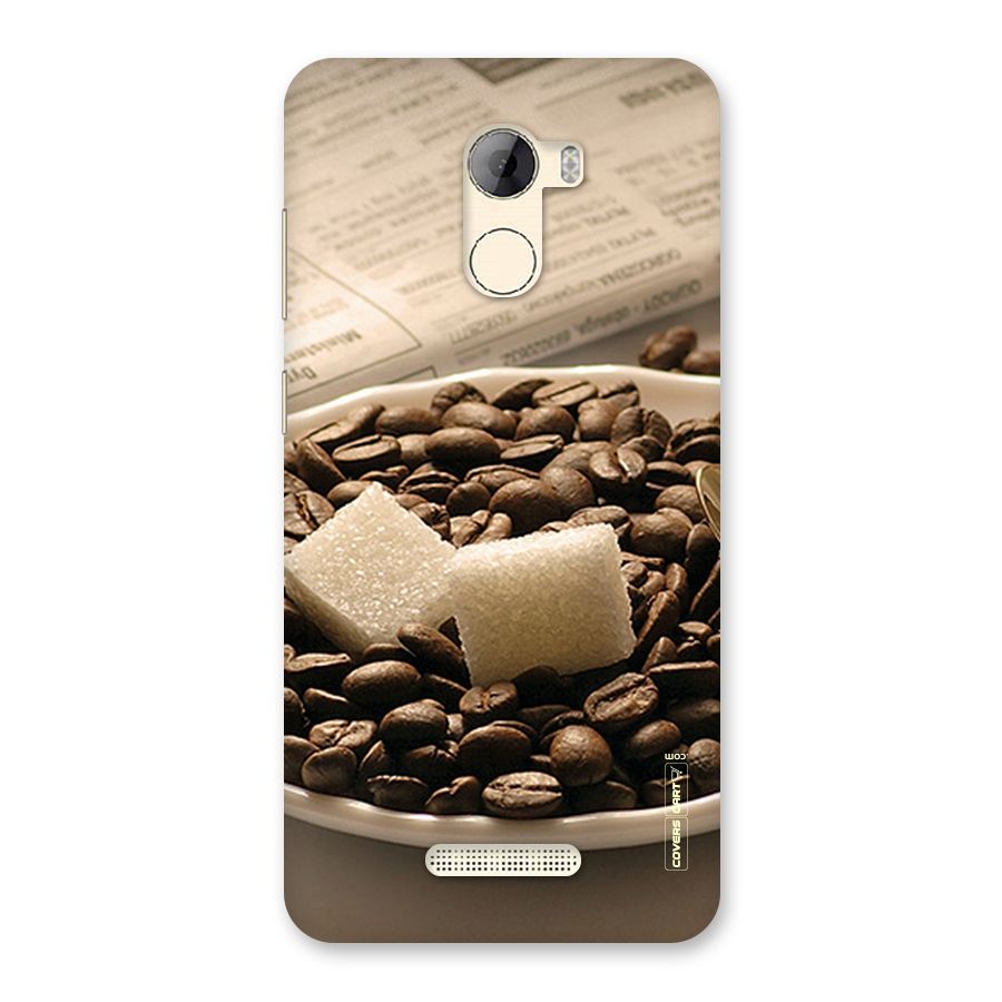Coffee And Sugar Cubes Back Case for Gionee A1 LIte
