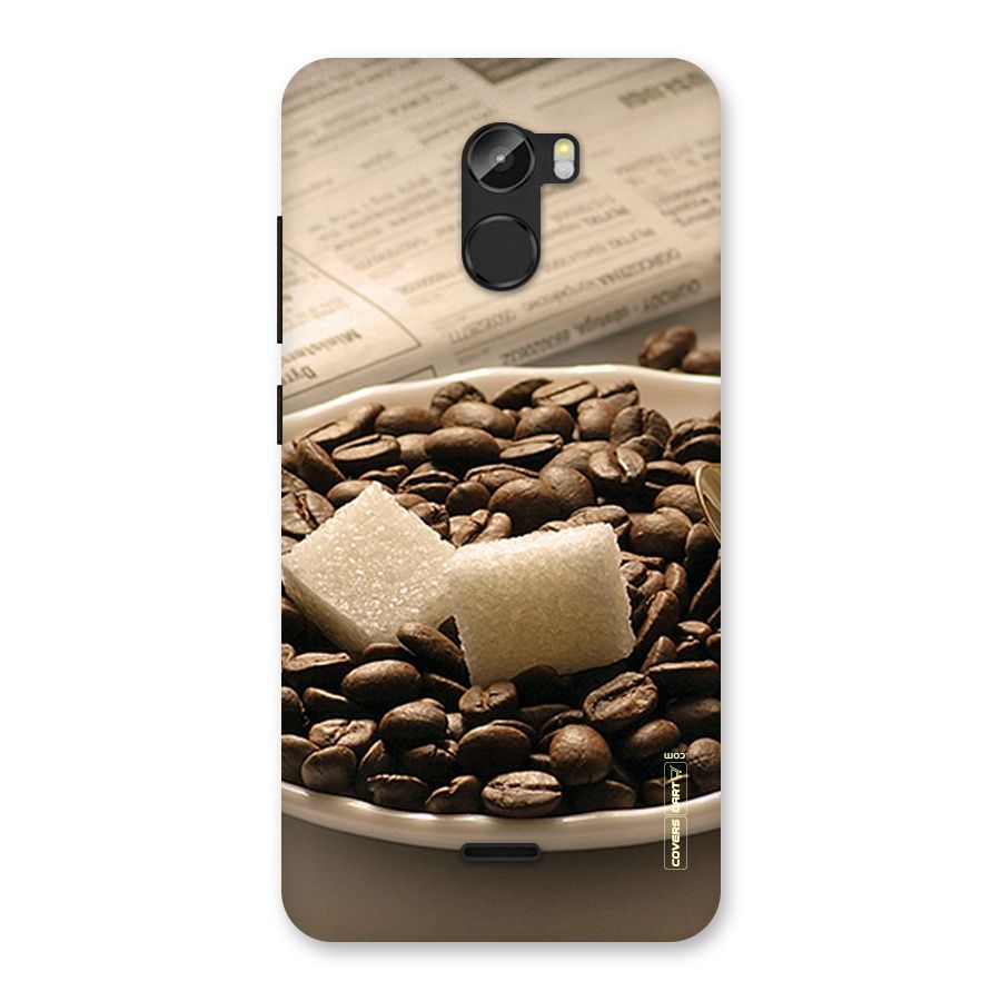 Coffee And Sugar Cubes Back Case for Gionee X1