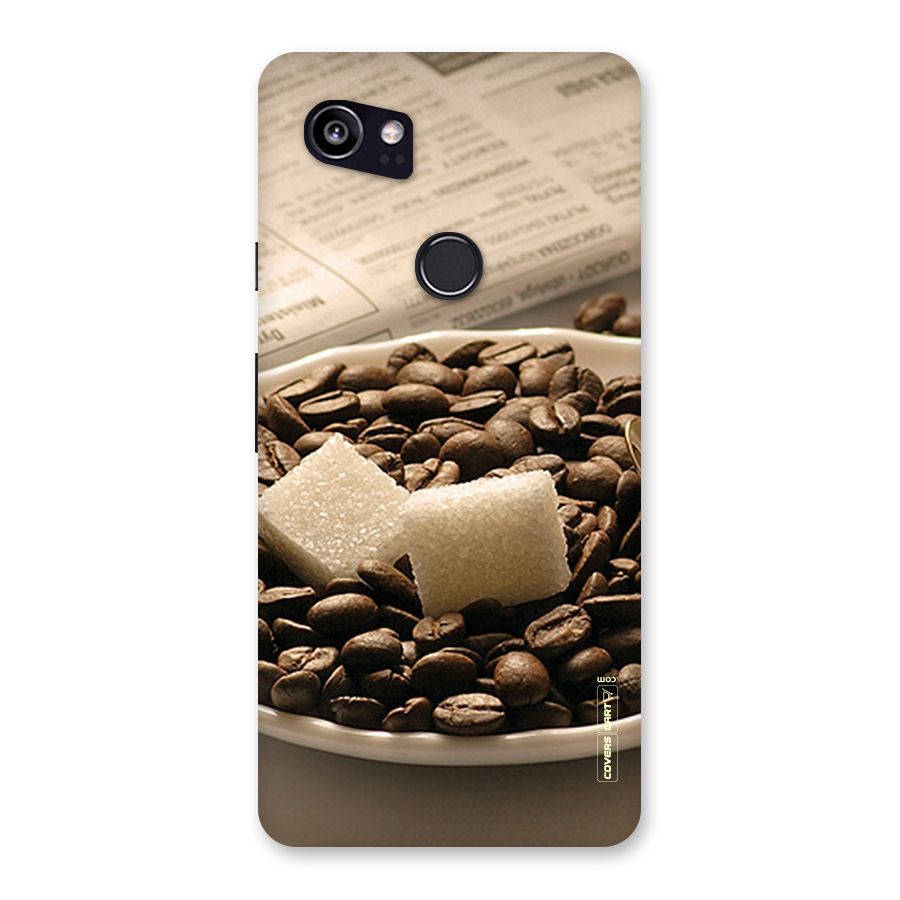 Coffee And Sugar Cubes Back Case for Google Pixel 2 XL
