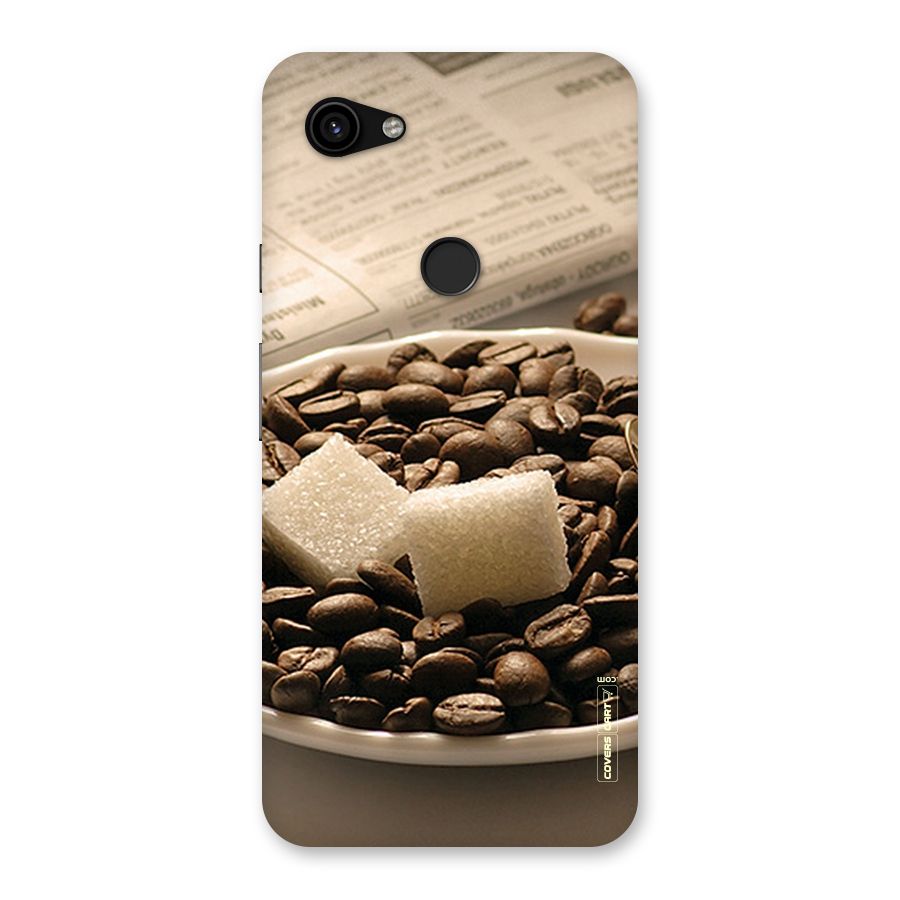 Coffee And Sugar Cubes Back Case for Google Pixel 3a XL