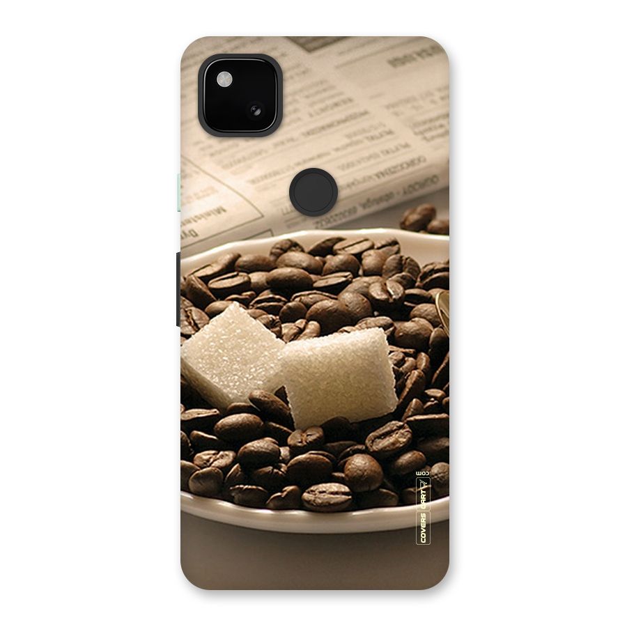 Coffee And Sugar Cubes Back Case for Google Pixel 4a