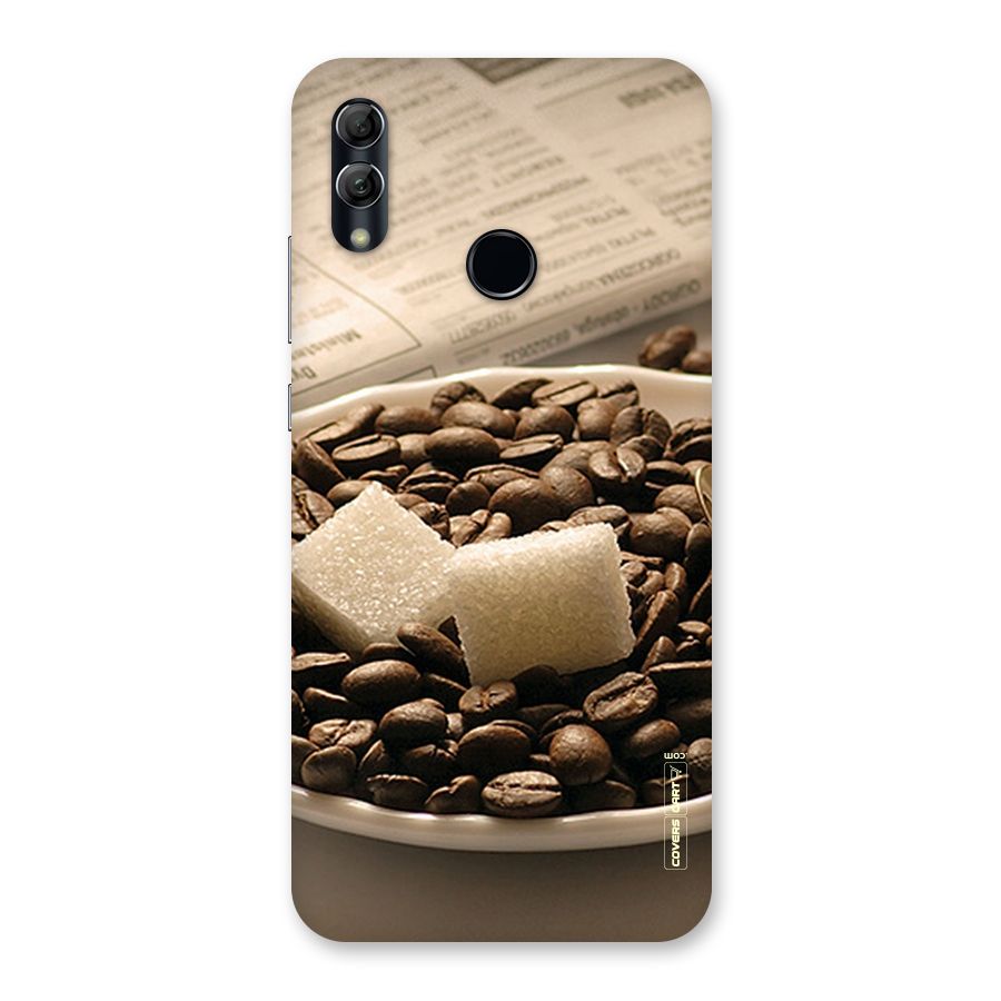 Coffee And Sugar Cubes Back Case for Honor 10 Lite