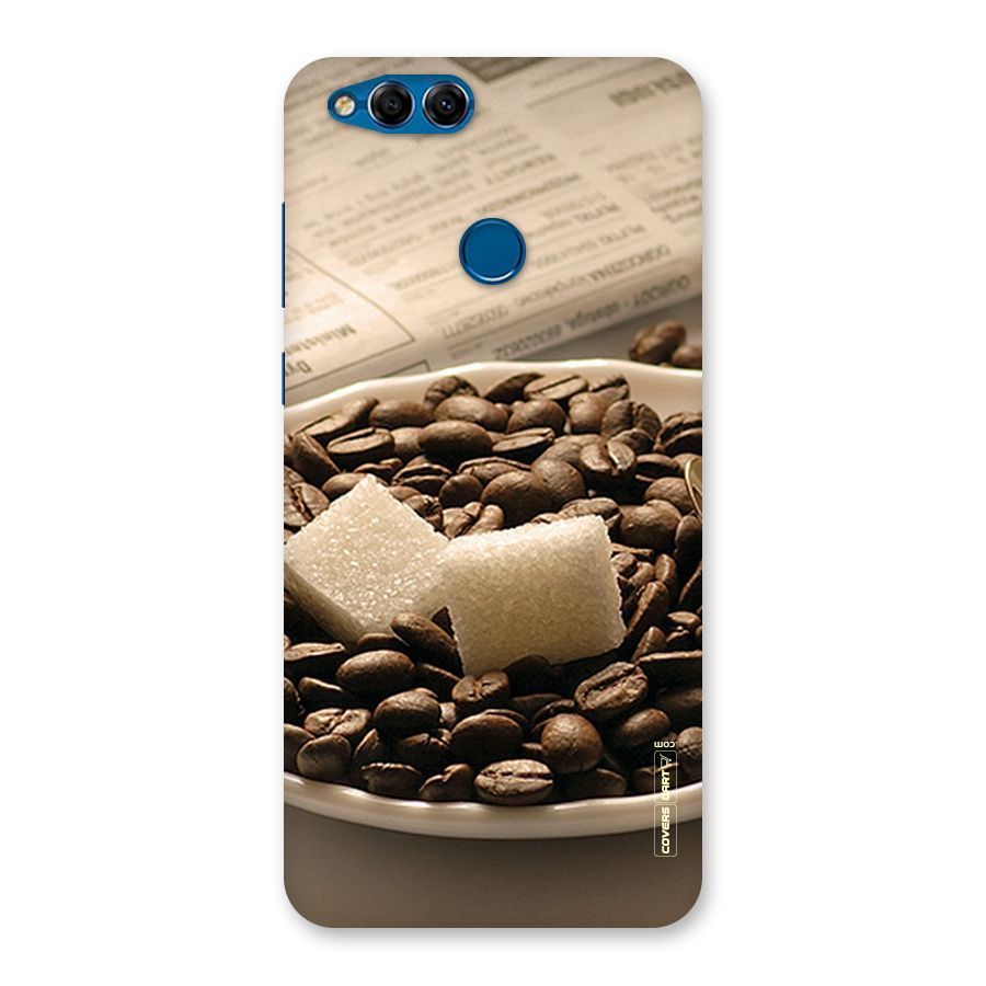 Coffee And Sugar Cubes Back Case for Honor 7X