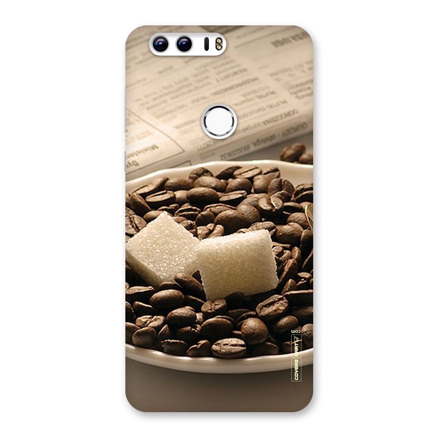 Coffee And Sugar Cubes Back Case for Honor 8