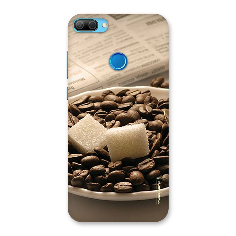 Coffee And Sugar Cubes Back Case for Honor 9N
