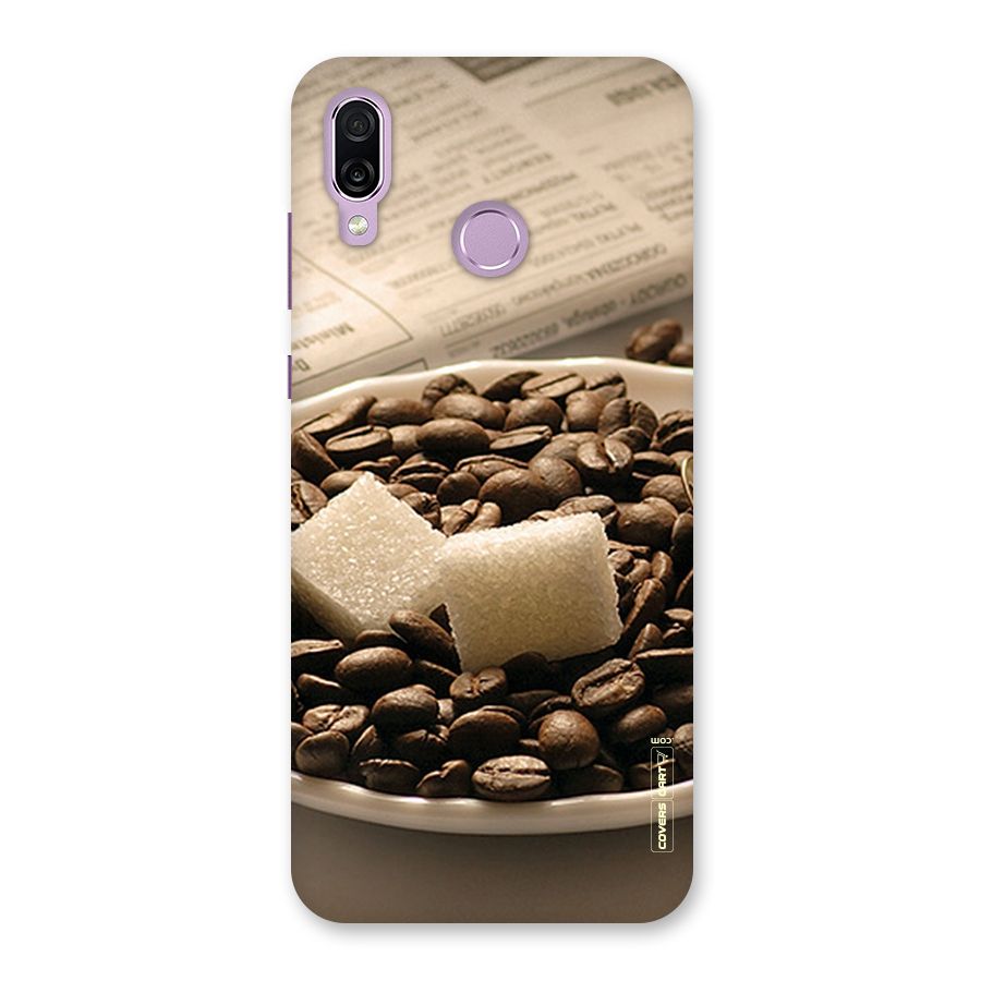 Coffee And Sugar Cubes Back Case for Honor Play