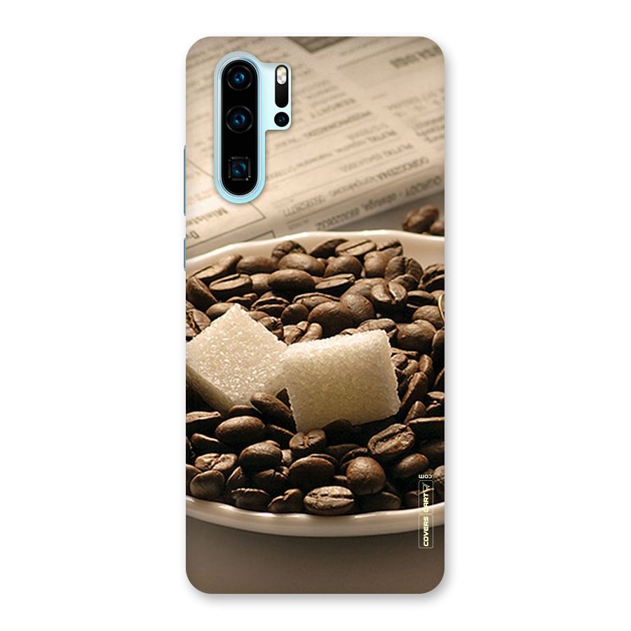 Coffee And Sugar Cubes Back Case for Huawei P30 Pro