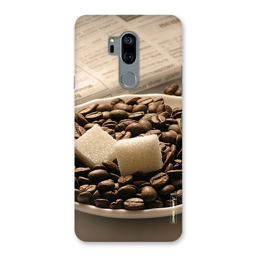 Coffee And Sugar Cubes Back Case for LG G7