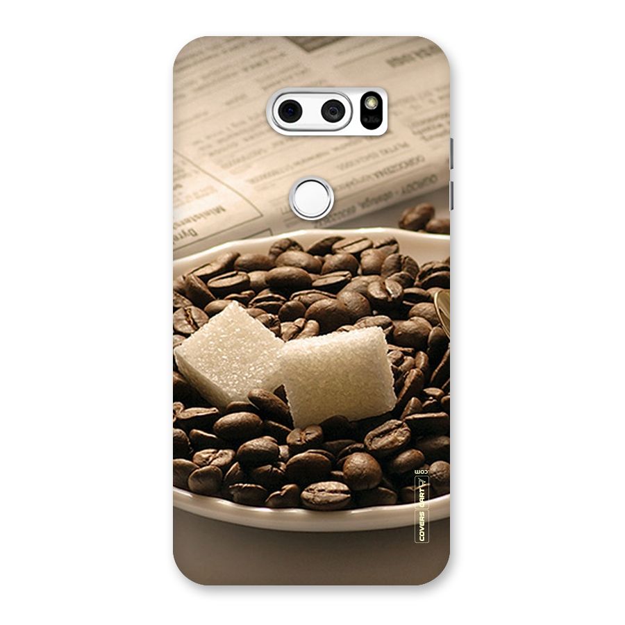 Coffee And Sugar Cubes Back Case for LG V30
